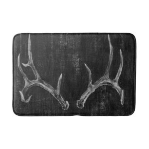 Rustic Deer Animal Head op het karton Badmat