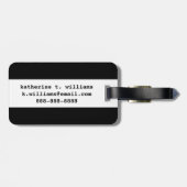 Rustic Deer Animal Head op het karton Bagagelabel (Achterkant horizontaal)