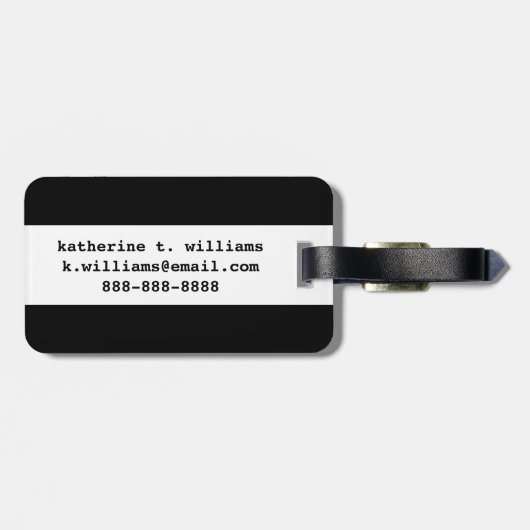 Rustic Deer Animal Head op het karton Bagagelabel (Achterkant horizontaal)