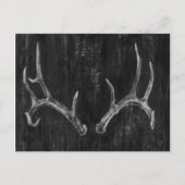 Rustic Deer Animal Head op het karton Briefkaart (Voorkant)