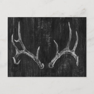 Rustic Deer Animal Head op het karton Briefkaart