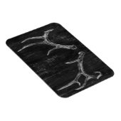 Rustic Deer Animal Head op het karton Magneet (Rechterzijde)