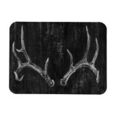 Rustic Deer Animal Head op het karton Magneet (Horizontaal)