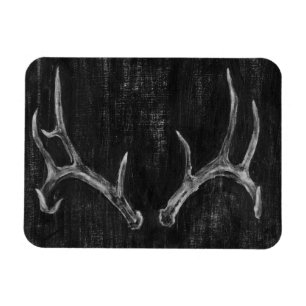 Rustic Deer Animal Head op het karton Magneet