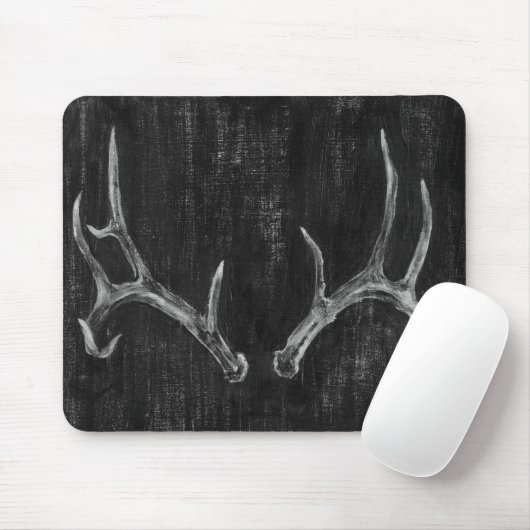Rustic Deer Animal Head op het karton Muismat (Met muis)
