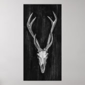 Rustic Deer Animal Head Poster (Voorkant)