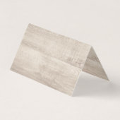 Rustic Deer Antler Bohemian Floral Wood Dank je Kaart (Achterkant)