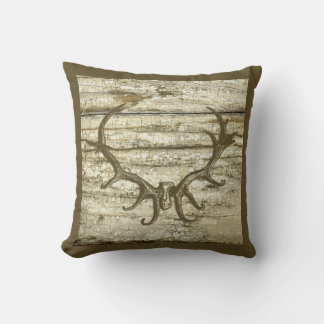 Rustic Deer Antler Hunting Theme Retro Art Stag Kussen