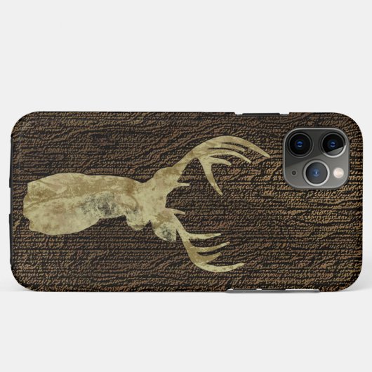 Rustic Deer Buck Case-Mate iPhone Case (Achterkant (horizontaal))