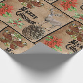 Rustic  Deer Cadeaupapier (Hoek)