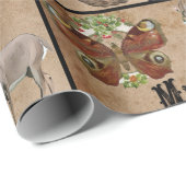 Rustic  Deer Cadeaupapier (Rol Hoek)