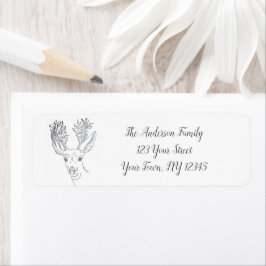 Rustic Deer Etiket