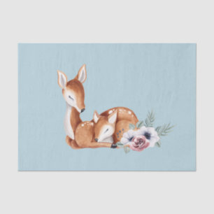 Rustic  Deer Forest Floral Baby shower Tissuepapier