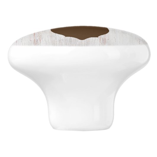 Rustic Deer Head Buck Hunter Keramische Knop (Zijkant)