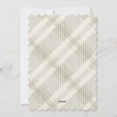 RUSTIC DEER | HOLIDAAGKAART VOOR SPEELGOED FEESTDAGENKAART (Achterkant)