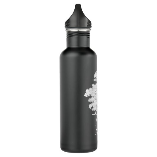 Rustic  Deer in Bossen met naam Waterfles (Links)