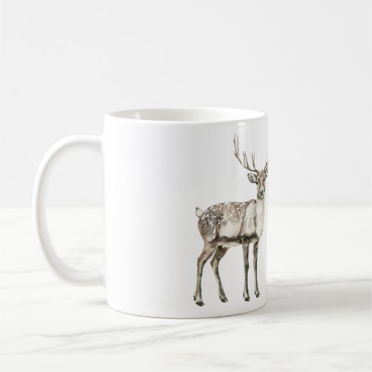 Rustic Deer Koffiemok (Links)