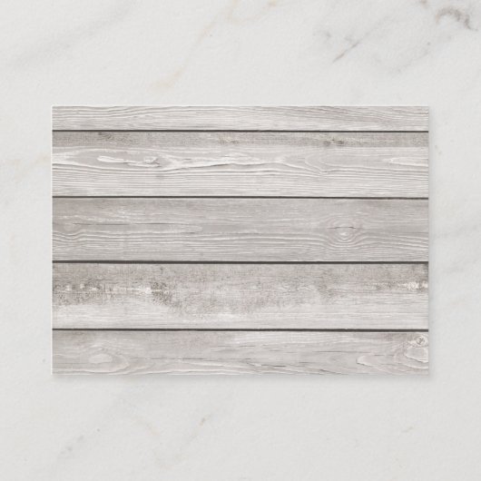 Rustic Deer Luier Raffle Ticket Informatiekaartje (Achterkant)