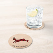 Rustic Deer - Onderzetters voor gepersonaliseerd p (Insitu)