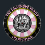 Rustic Deer Target Wall Art Dartbord<br><div class="desc">Transformeer uw mannen grot of jachtslot met dit ronde ontwerp van een majestueus hert met geweien in een sereen bos. De gewaagde overlay voegt een gevoel van avontuur en de jacht toe. Dit prachtige stuk is de perfecte manier om je liefde voor dieren in het wild en een rustieke inrichting...</div>