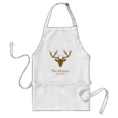 Rustic Deer Theme Standaard Schort (Voorkant)