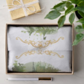 Rustic Deers Forest Adventure Gouden accenten Tissuepapier (Geschenk)