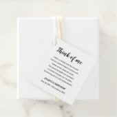 Rustic Denk aan de gedenkdag van de levenskaars Bedankjes Labels (In situ)