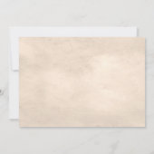 Rustic Desert Cactus Tan Vrijgezellenfeest Kaart (Achterkant)