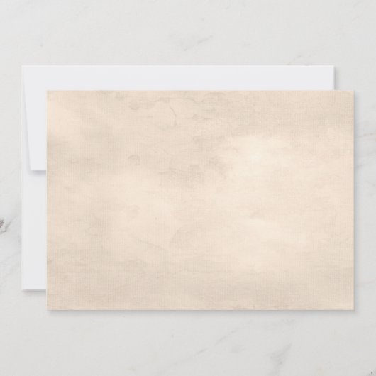 Rustic Desert Cactus Tan Vrijgezellenfeest Kaart (Achterkant)