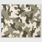 Rustic Desert Camo Wrapping Paper Cadeaupapier (Vlak)