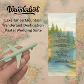 Rustic Desert Southwest Terracotta Trouwdiner Programmakaart