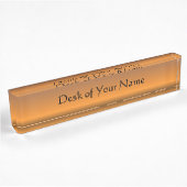 Rustic Desk Name Bord Naambordje