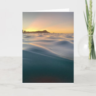 Rustic Diamond Head Hawaii Blank in 5x7 Kaart