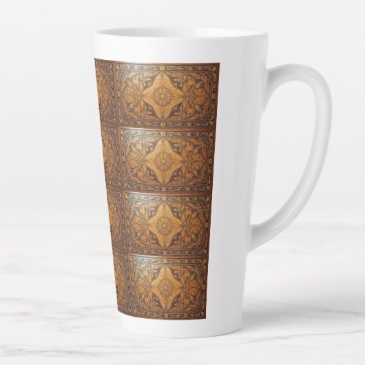 Rustic Diamond Latte Mok (Rechts)