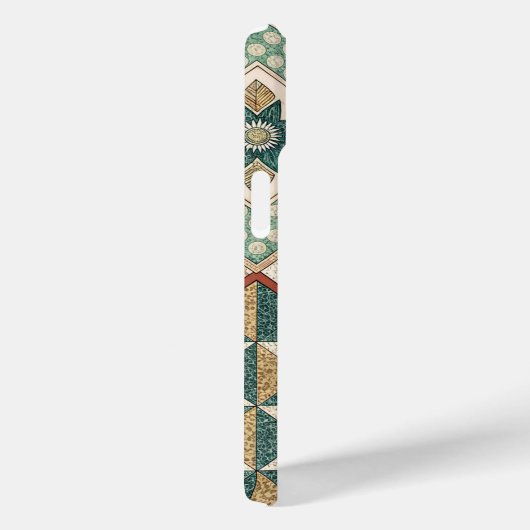 Rustic Diamond Patchwork Pattern - Geometrisch Case-Mate iPhone Case (Achterkant / Rechts)