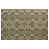 Rustic Diamonds Green & Brown Patterned Fabric Stof (Yard (91,4 cm))