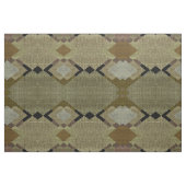 Rustic Diamonds Green & Brown Patterned Fabric Stof (Fat Quarter)