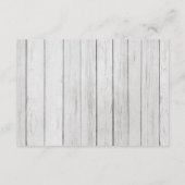 Rustic Dinosaur Books for Baby Card Informatiekaartje (Achterkant)