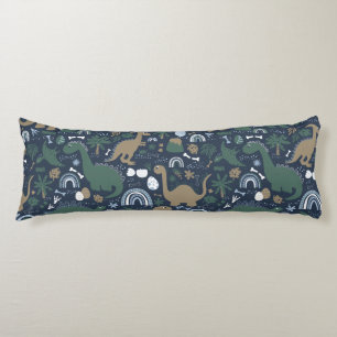 Rustic Dinosaur Forest Prehistorische Kinderen Lichaamskussen