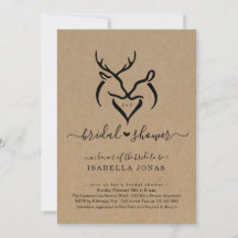 Rustic Doe & Deer Antlers Vrijgezellenfeest