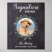 Rustic Dog Bar Signature Drink het Poster Pet Wedd (Voorkant)