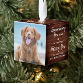 Rustic Dog Pet Memorial Herdenking Aangepast 4 Fot Decoratie
