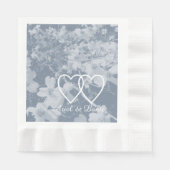 Rustic Dogwood Blossom Wedding Handfasting lt. Gry Servetten (Voorkant)