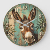 Rustic Donkey Grote Klok (Voorkant)