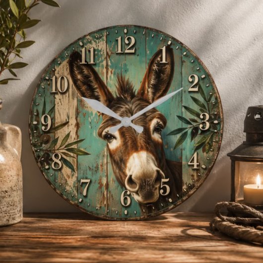 Rustic Donkey Grote Klok