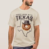 Rustic Donut Mess beroemd gemaakt door Texas T-shirt (Voorkant)