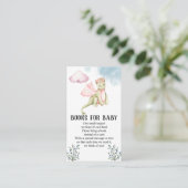 Rustic Dragon Baby shower Books for Baby Informatiekaartje (Staand voorkant)