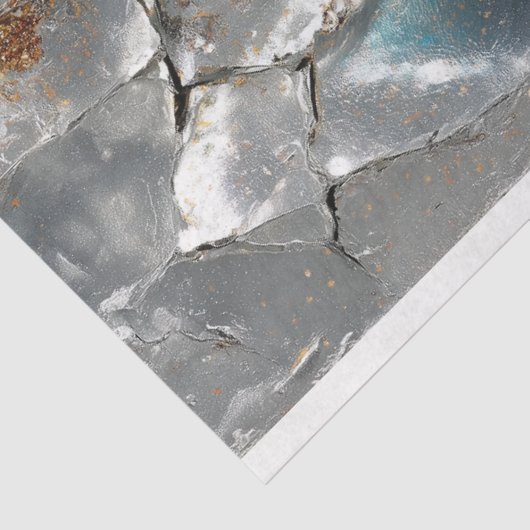 Rustic Dragon Scale Mirror Decoupage Papier (Detail)