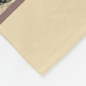 Rustic Dragonfly Art Design Pattern Fleece Deken (Hoek)