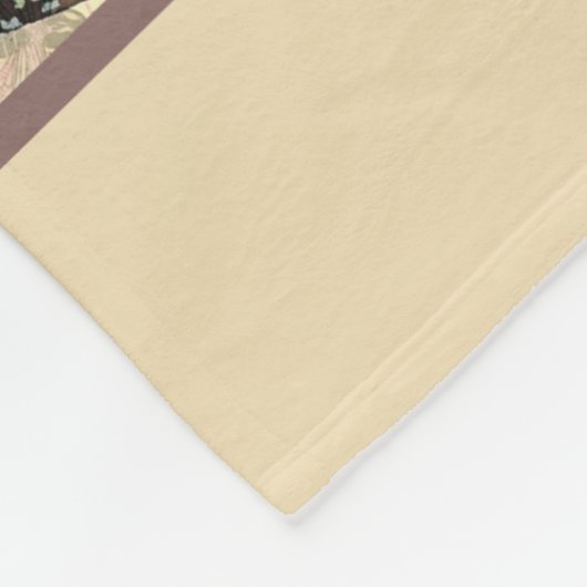 Rustic Dragonfly Art Design Pattern Fleece Deken (Hoek)